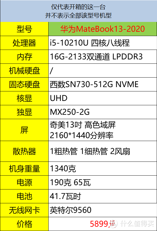 华为MateBook13/2020版开箱，MX350前的平平淡淡的水桶机