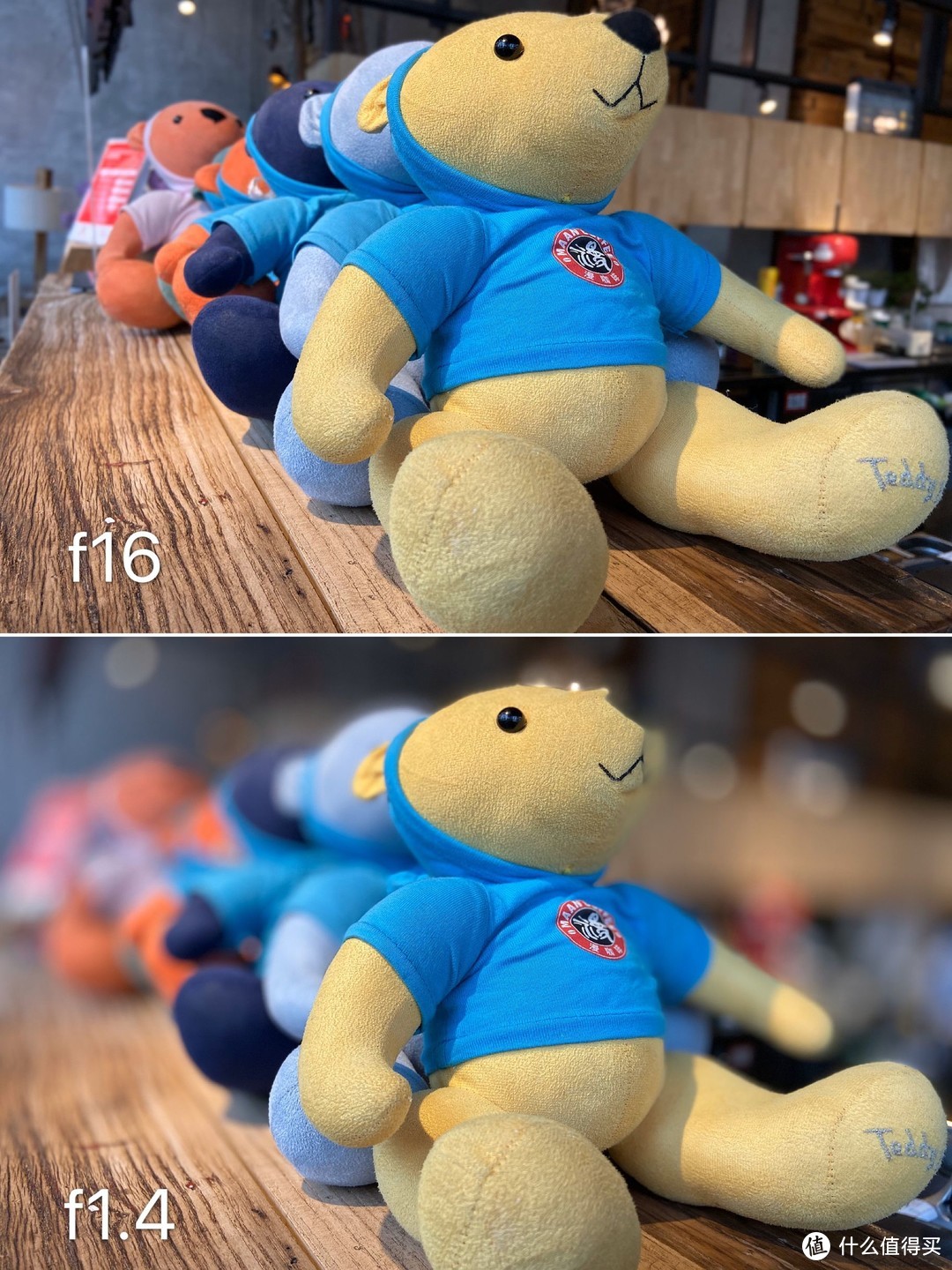 f16 VS f1.4对比样片