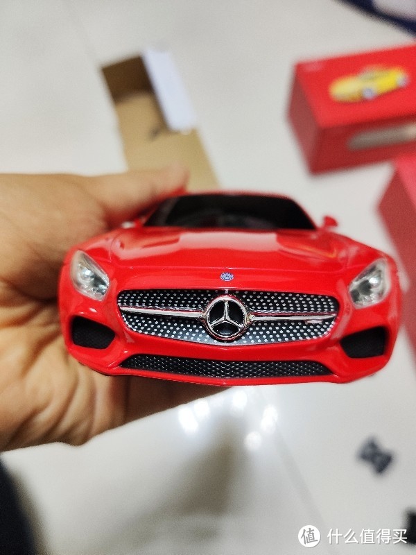 一口气整了四辆小奔驰:星辉 奔驰AMG GT 1:24遥控车跑车玩具车