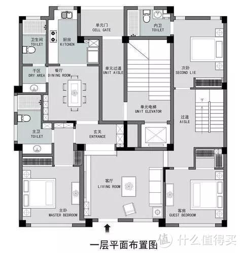 300㎡现代风大宅，色彩淡雅、温和，又颇具质感