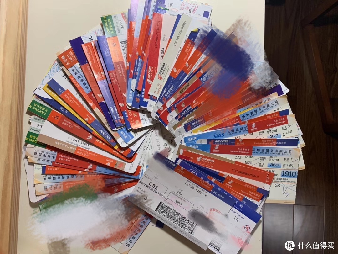 每年都有收集机票的爱好，这是2018年的机票