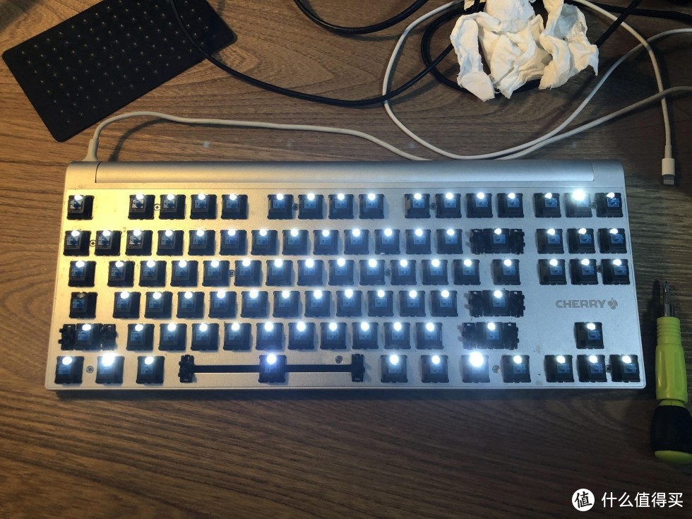 樱桃cherry MX8.0机械键盘维修经验分享