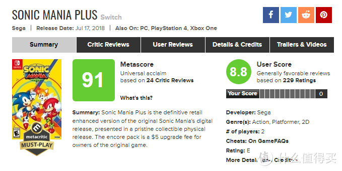 Metacritic排行榜上的Switch游戏TOP10值得买么？