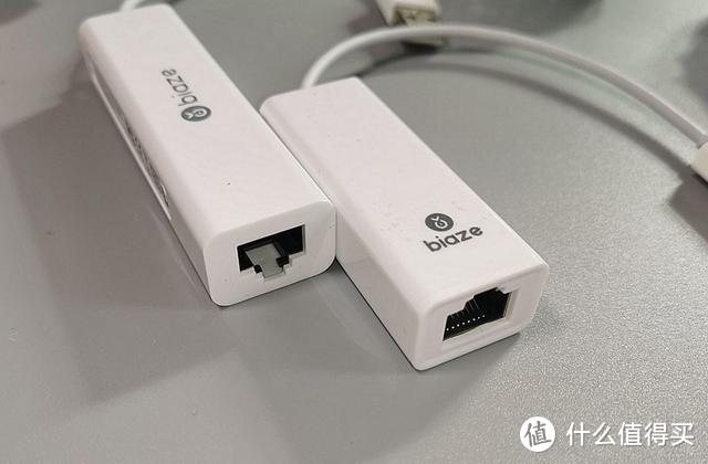 毕亚兹 USB转RJ45网线接口 &USB扩充口，特殊时期在家办公更轻松