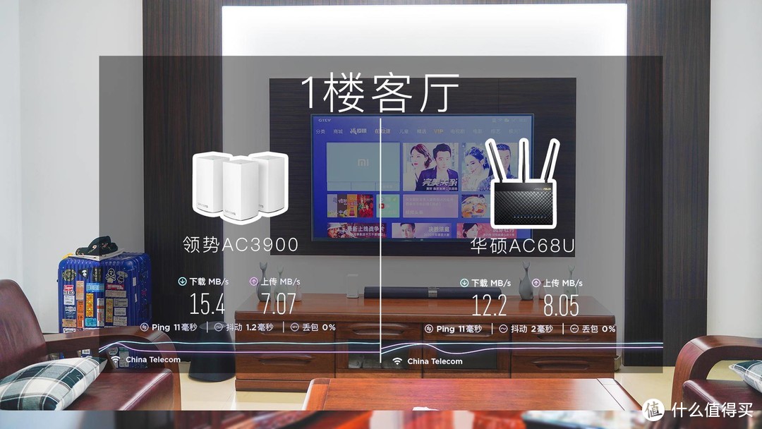 MESH路由对决—领势Velop3900M VS 华硕AC68U