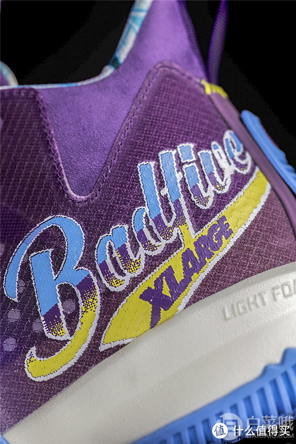 高端实战：李宁badfive反伍一代篮球鞋XLARGE 联名配色款