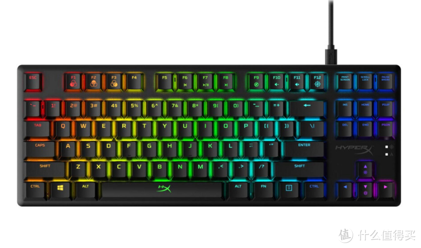 自主段落绿轴：金士顿 发布 新款 HyperX Alloy Origins 系列机械键盘