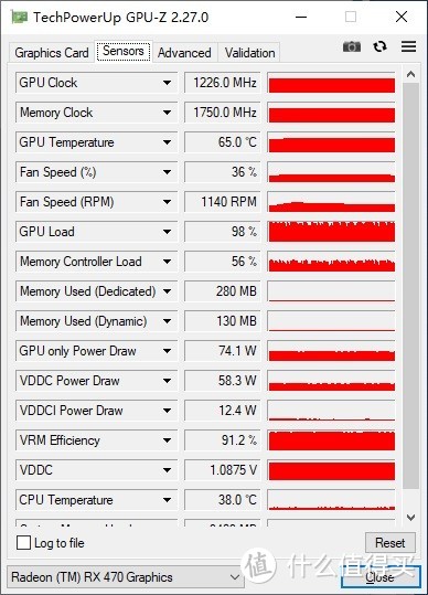 使用四年，散热效果和全新几乎一致、讯景RX470 4G黑狼版显卡 清灰