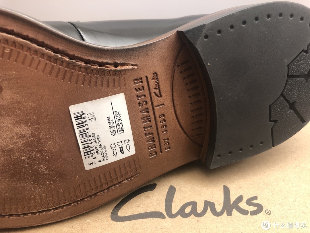 光面皮其乐半正装德比了解一下，Clarks Craft James分享之（一）开箱