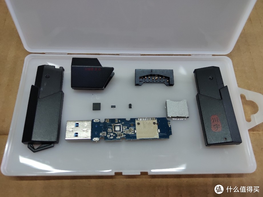 再推，再推就把你给拆掉！拆川宇SD USB3.0双卡单独读卡器C307