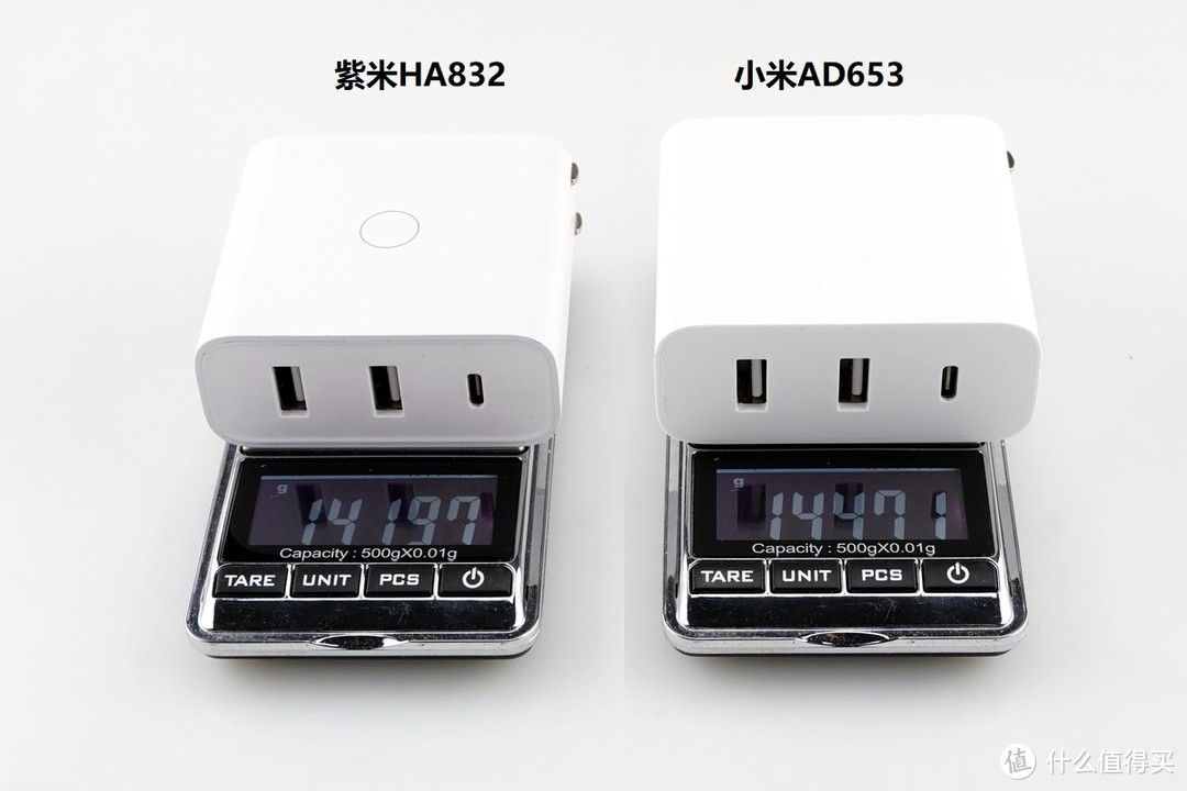 一文看懂小米65W 2A1C充电器与紫米65W 2A1C充电器区别（AD653、HA832）