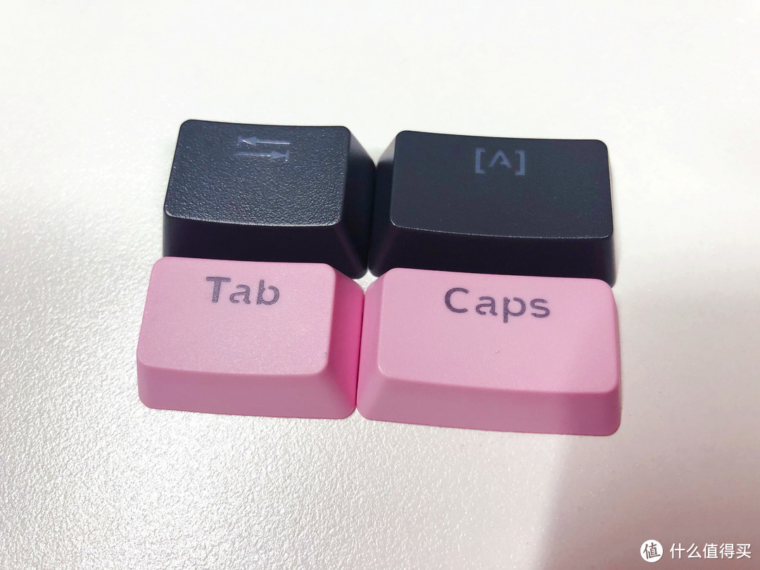 当然也有不同的，比如Tab和Caps键