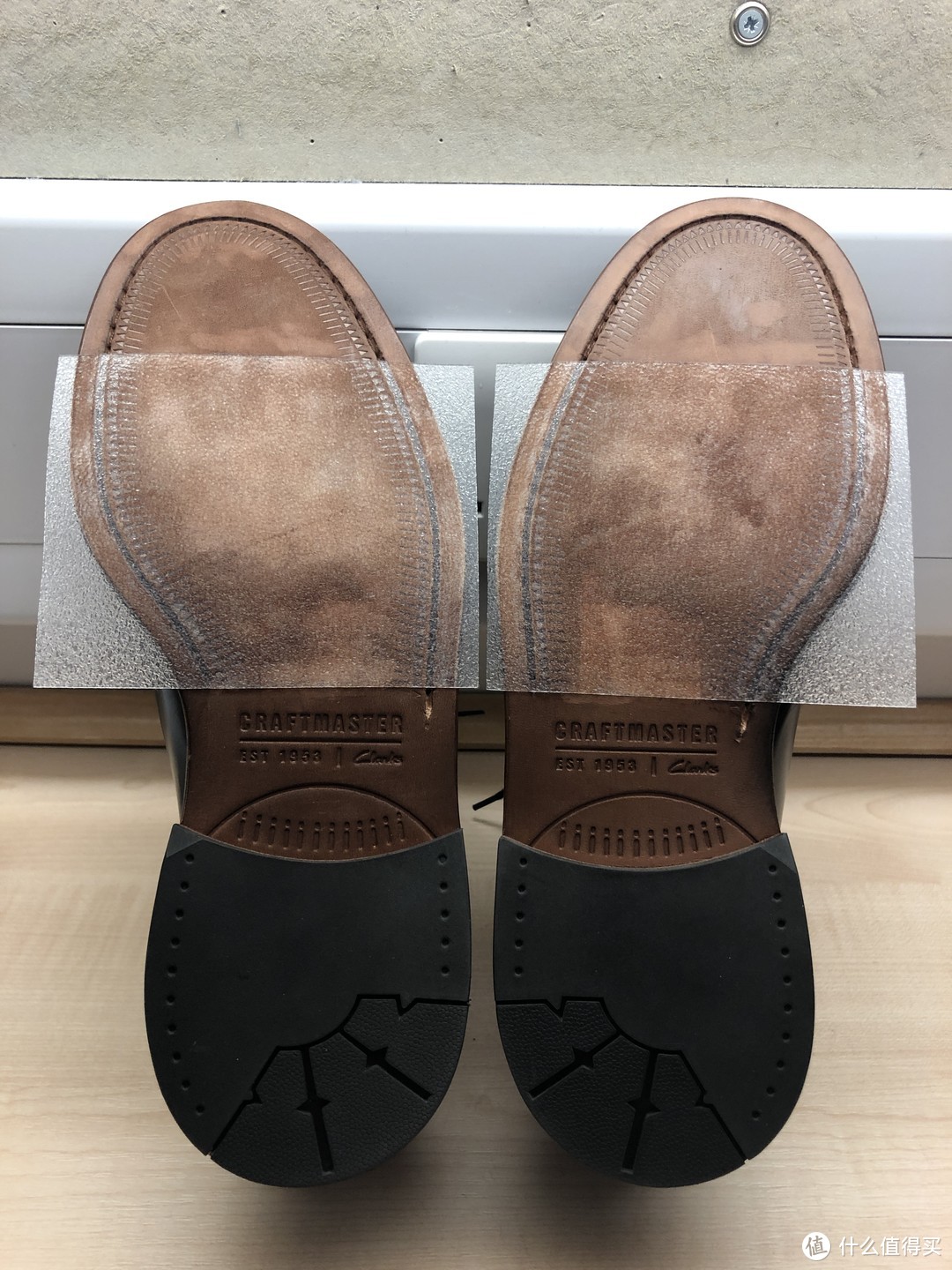 光面皮其乐半正装德比了解一下，Clarks Craft James分享之（二）贴底