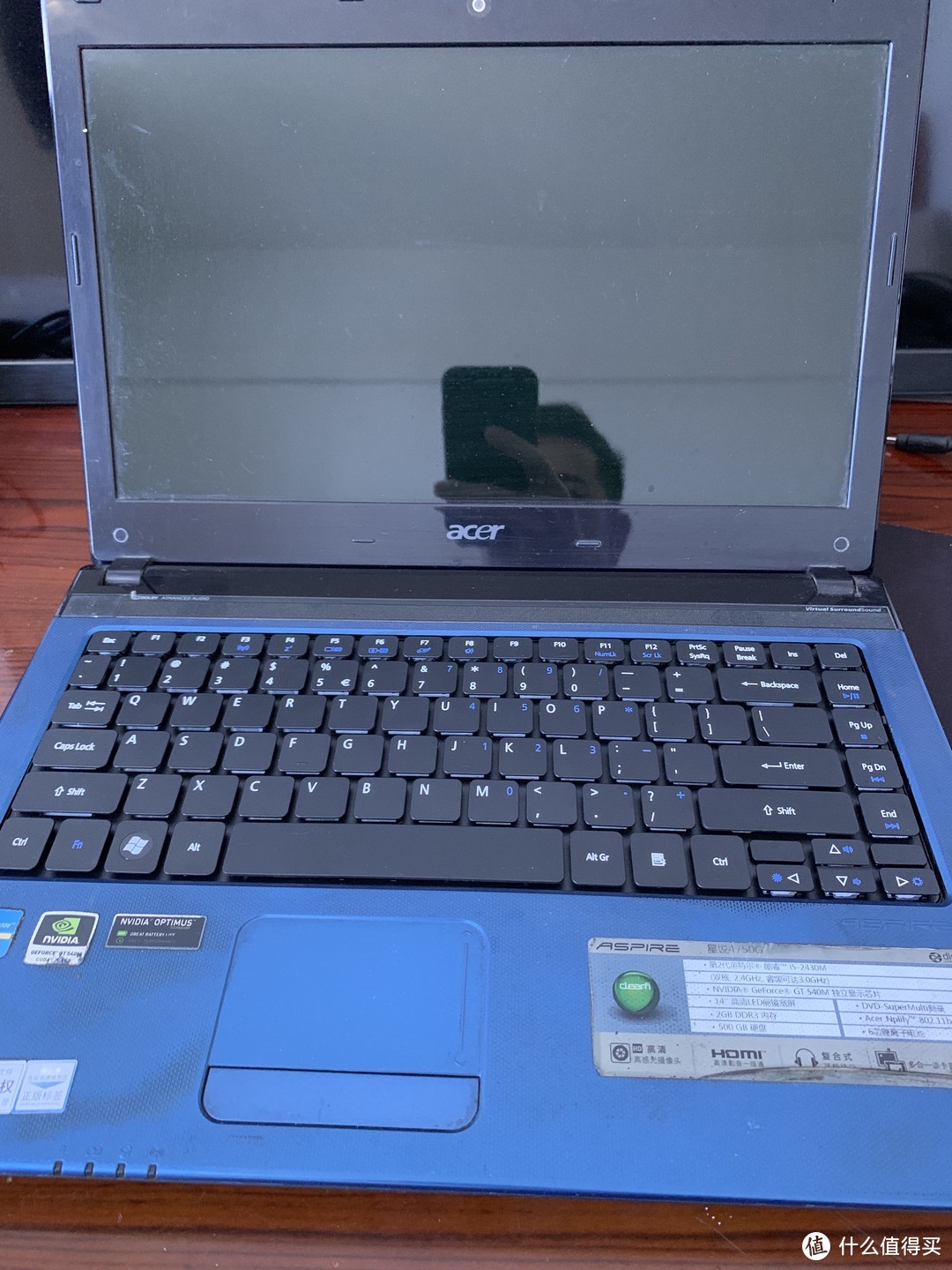 老朋友 acer 4750g清灰换固态 升级win10