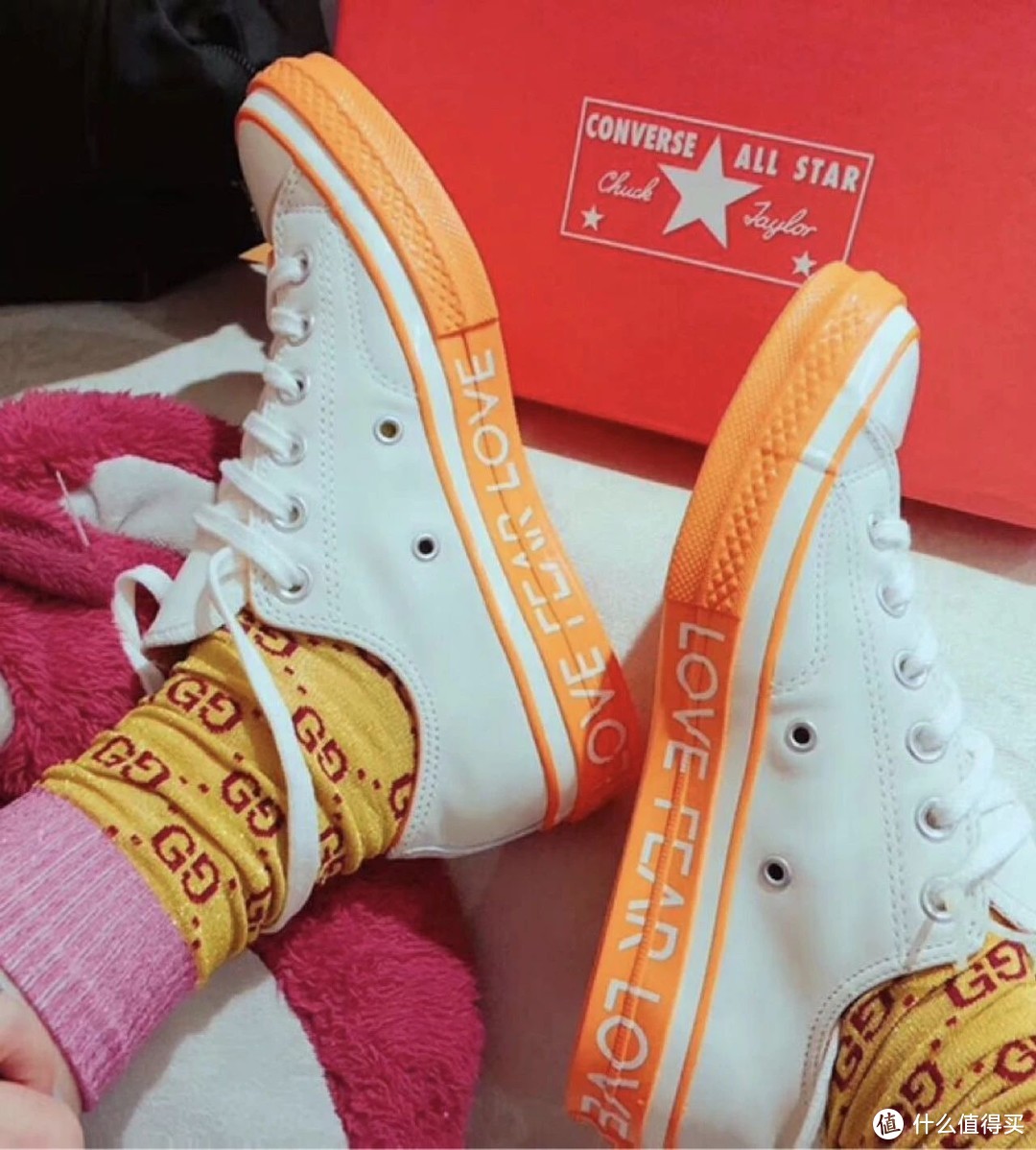 Converse 三星标 LOVE FEAR LOVE 1970s 情人节限定