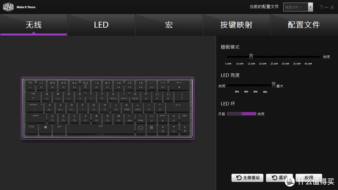 无竞品的酷冷至尊Cooler Master 蓝牙RGB SK621 应该是量产60%键盘的王者