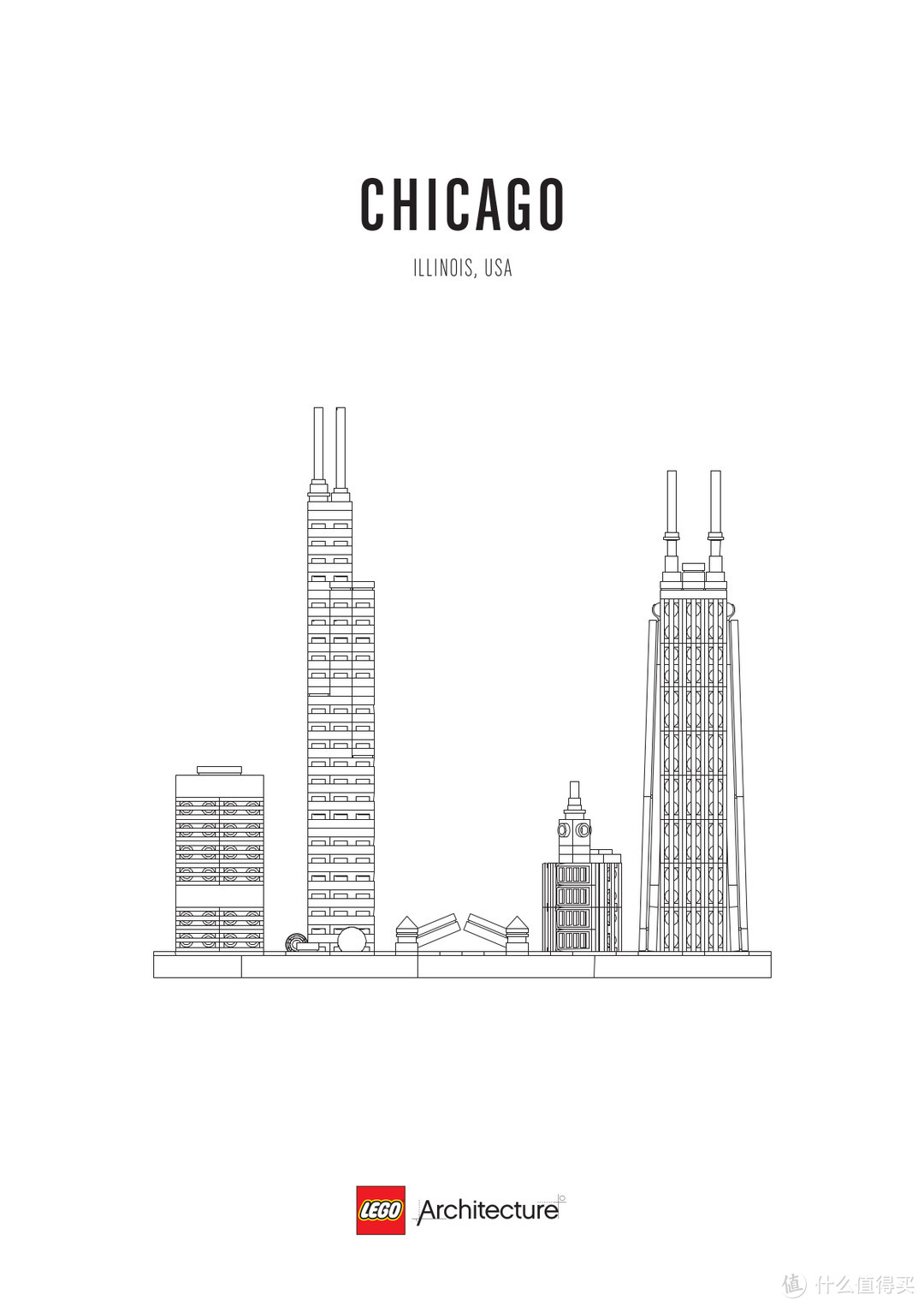 21033 Chicago 芝加哥天际线