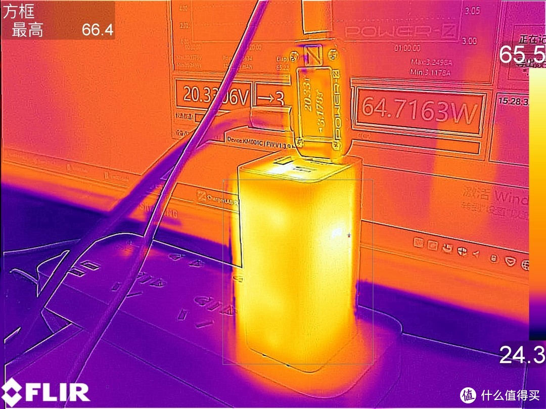 大功率与多设备兼顾，毕亚兹2C1C 65W氮化镓充电器开箱评测（FC83C）