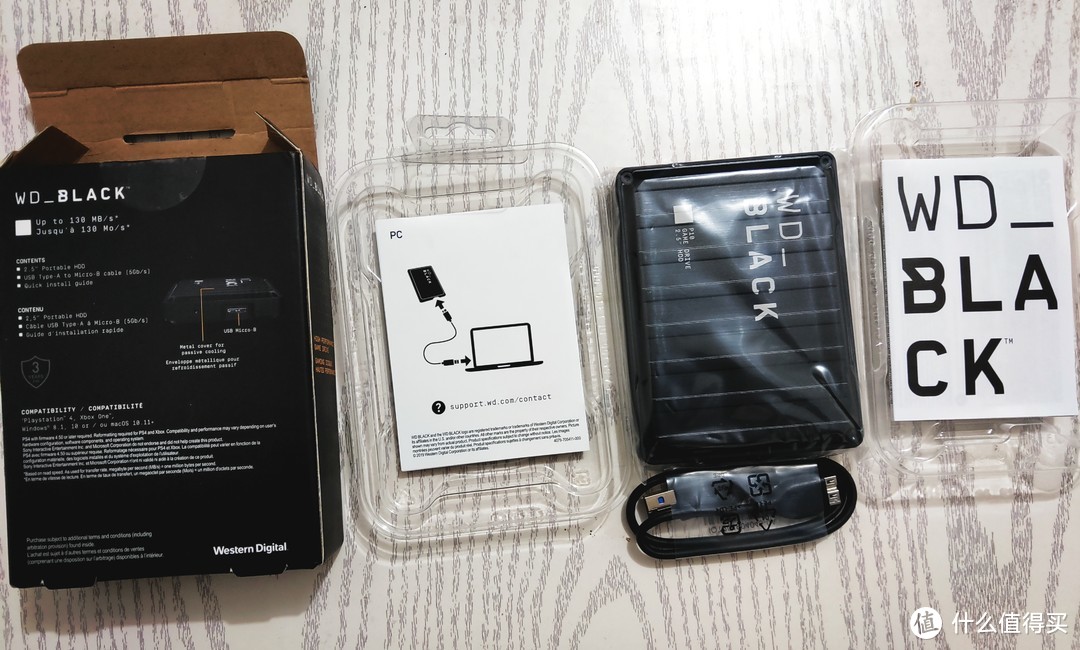 买过的最大的移动硬盘——西部数据WD BlACK P10 5TB