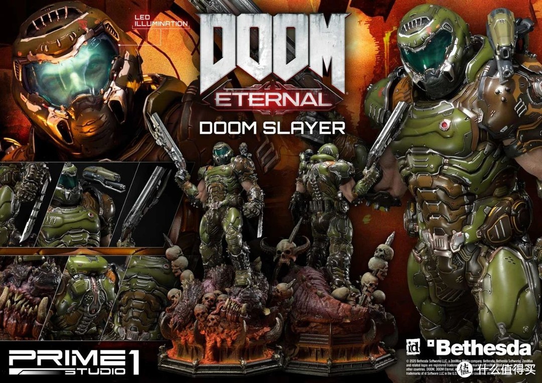 重返游戏：Prime 1 Studio《毁灭战士（DOOM）·永恒》雕像公开，游戏今日发售