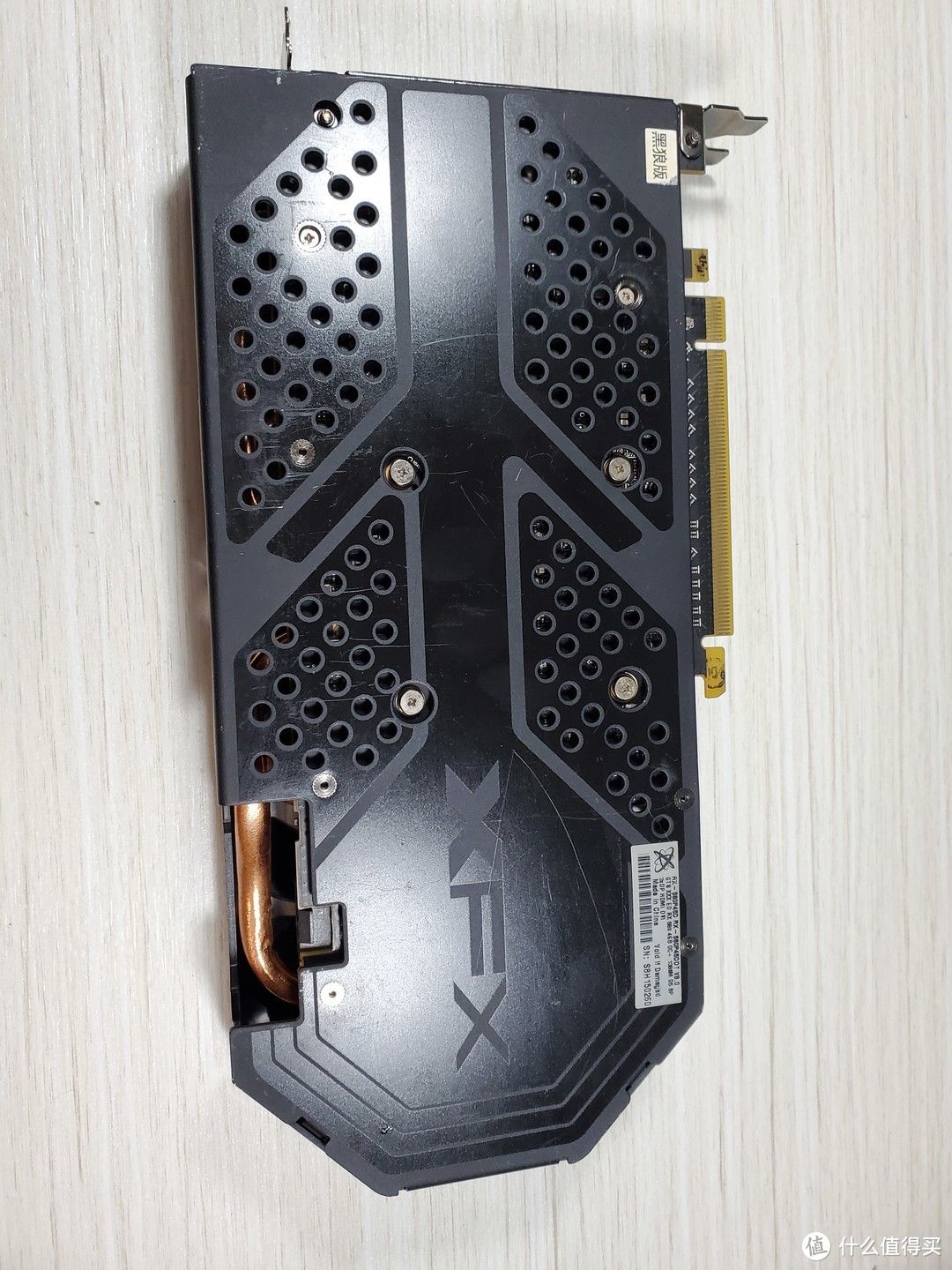 讯景rx5804g黑狼版图片