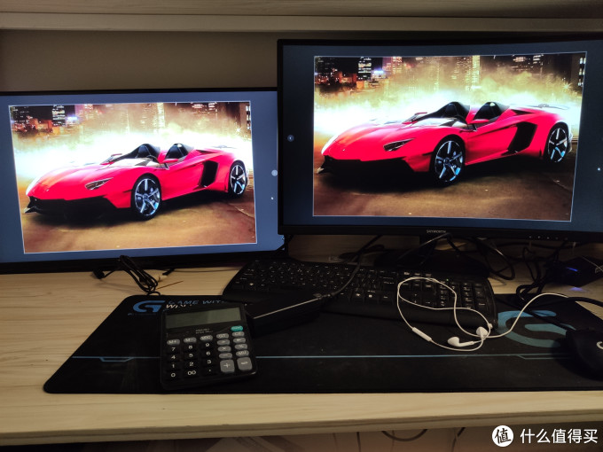 拖影？漏光？入门级VA曲面和IPS硬屏显示器画面实拍