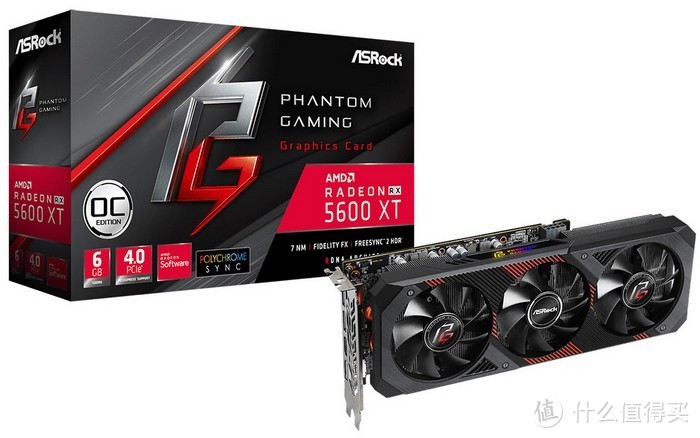 Radeon RX 5600 XT Phantom Gaming D3 6G OC