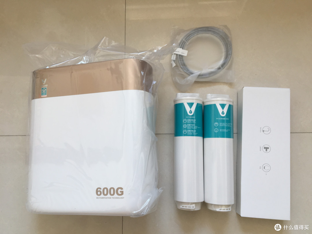 云米viomi s2(鎏金白) 600g 互联网净水器体验报告