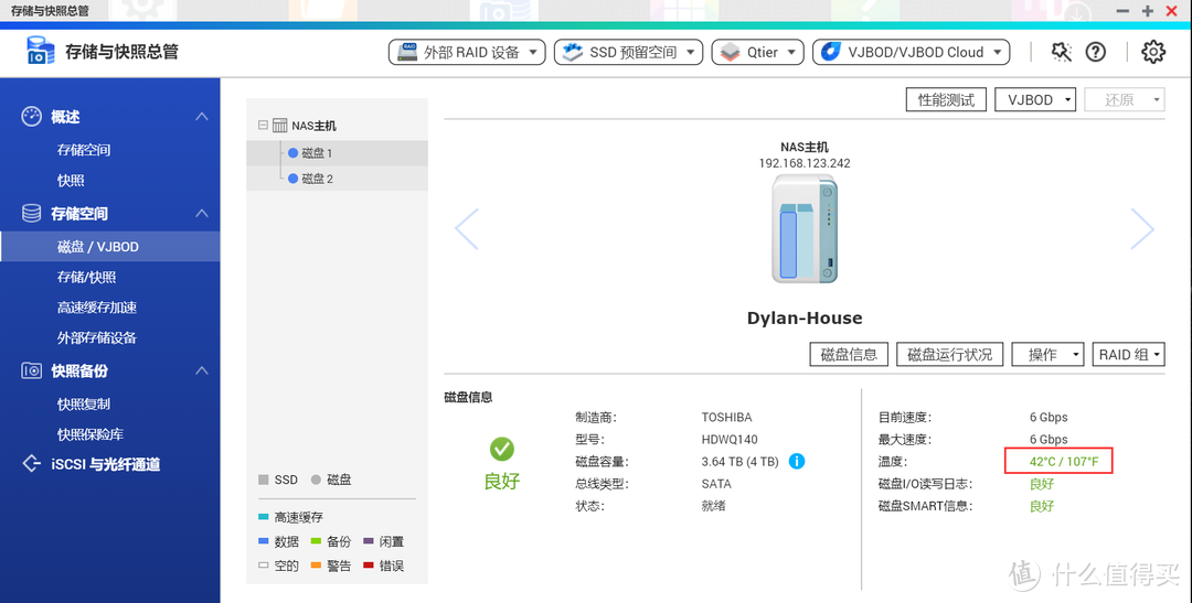 QNAP 251D的可靠搭档，东芝N300 NAS硬盘4TB使用测评