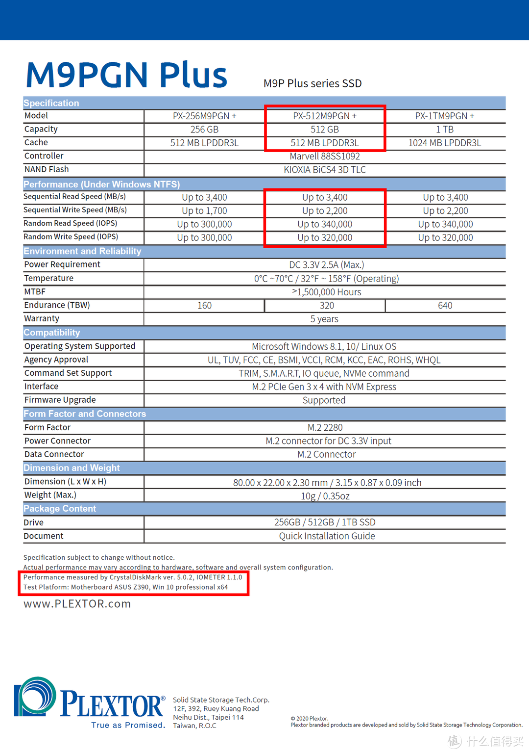 铠侠原厂太子的质变--浦科特Plextor M9PeGN Plus 512GB评测。