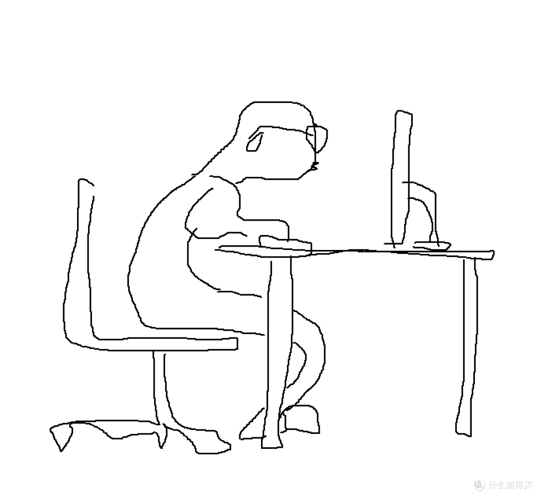 我利用多年艺术创作的绘画经验把它展现出来:tony哥每日伏案工(you)作