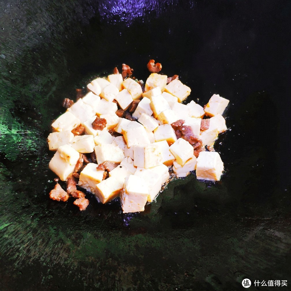 清香牛肉粒豆腐——家常菜