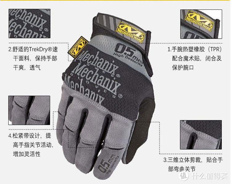 Mechanix超级技师手套0.5mm薄款透气耐磨维修射击战术手套入手