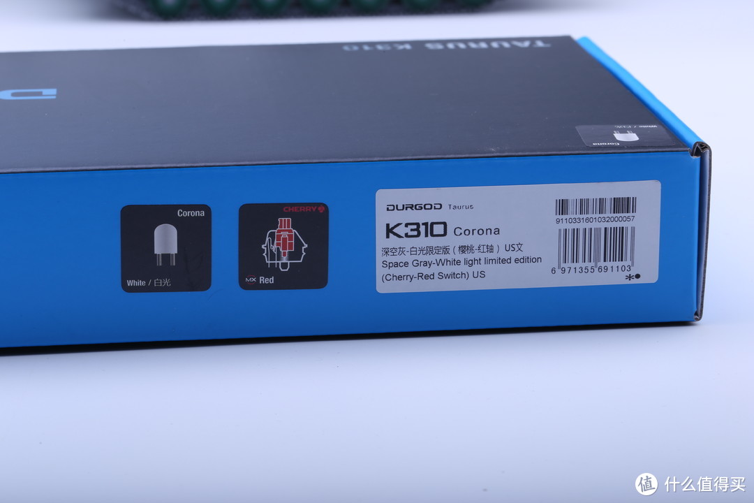 外设：DURGOD杜伽金牛座系列K310机械键盘樱桃红轴-深空灰版开箱记录