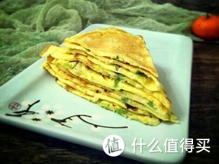 早餐来份鸡蛋葱花饼，营养又美味。