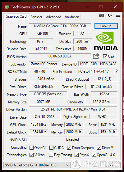 16nm制程GTX1060同款GP106核心，但SP规模缩减到640SP（那也等同于GTX1050），3GB 192bitGDDR5显存丝毫未少