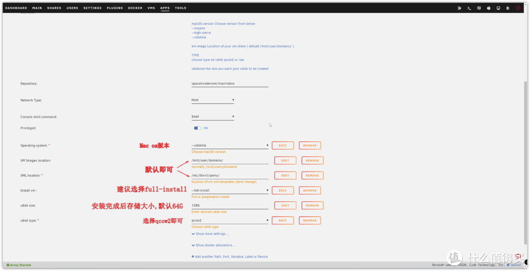 Unraid安装黑苹果Mac os Catalina