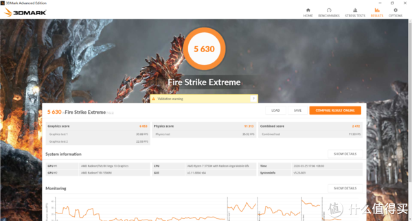 3DMark Fire Strike Extreme测试