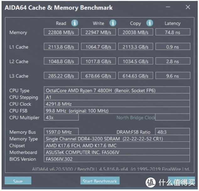 华硕天选游戏本体验： AMD锐龙7 4800H接近顶尖台式机处理器性能