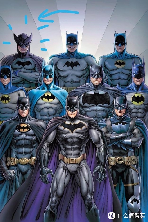 历代蝙蝠侠漫画形象