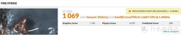 i5-L16G7 3DMark FireStrike测试截图