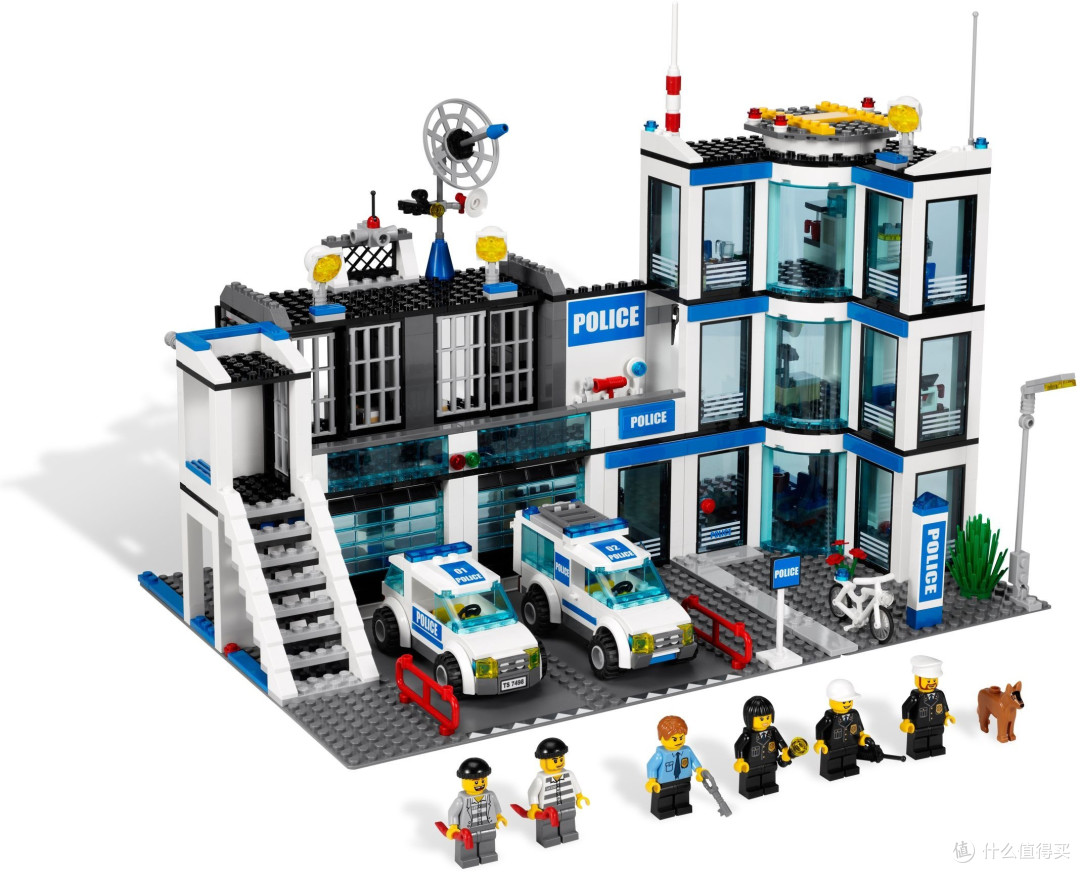 篇一百三十六:lego city 60047 城市系列 警察局 police station_拼插