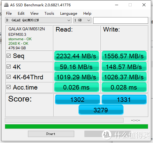 AS SSD Benchmark