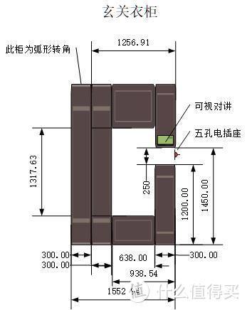 玄关衣柜布局图