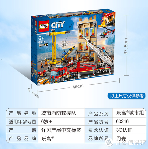 搭建Lego乐高城市的重要版图—入手消防救援队60216简晒