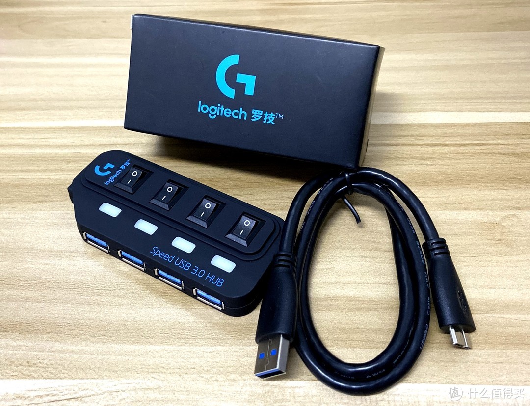 反向晒单，罗技G102 2代的赠品——罗技USB HUB