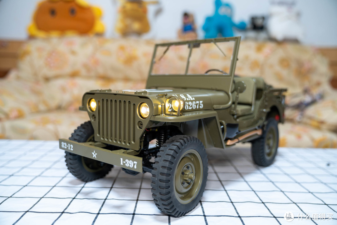 FMS ROCHOBBY 1/6 Jeep 威利斯 1941 MB 遥控攀爬车——兵人完美座驾