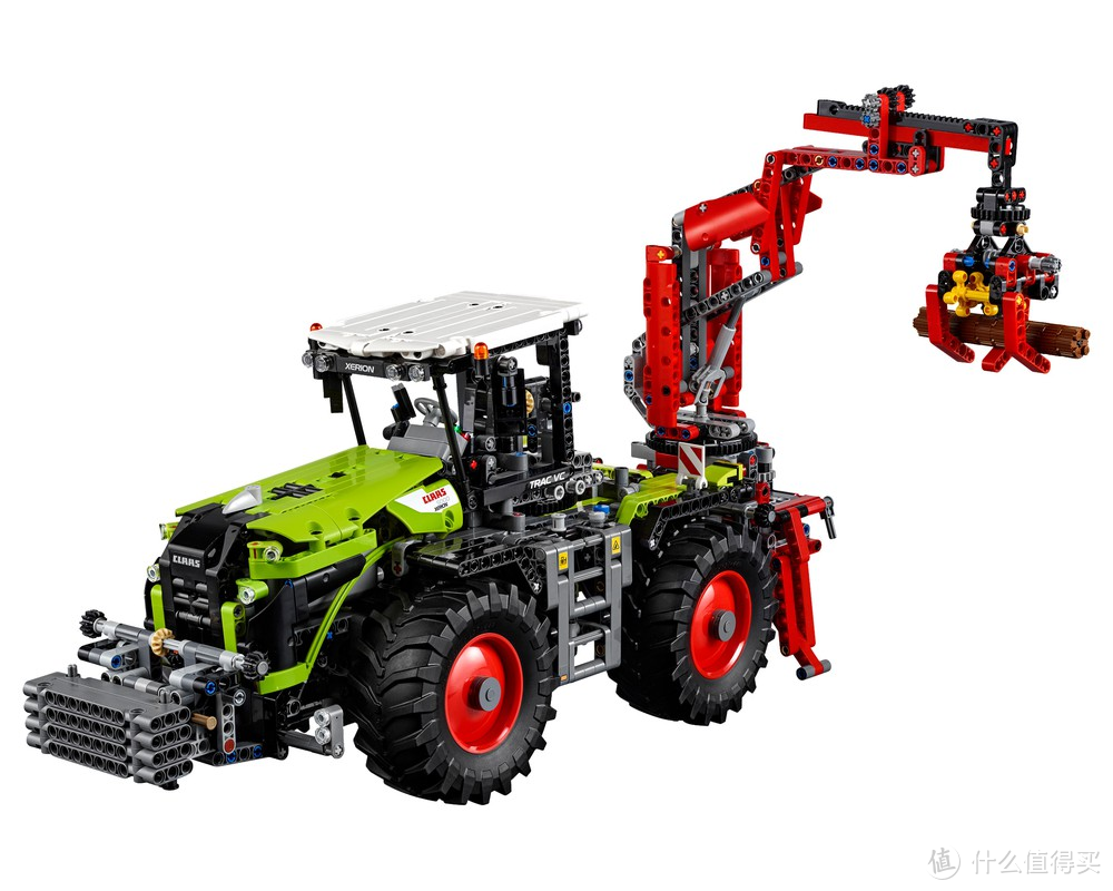 麻雀虽小：LEGO 乐高 机械组系列 42102 迷你克拉斯拖拉机