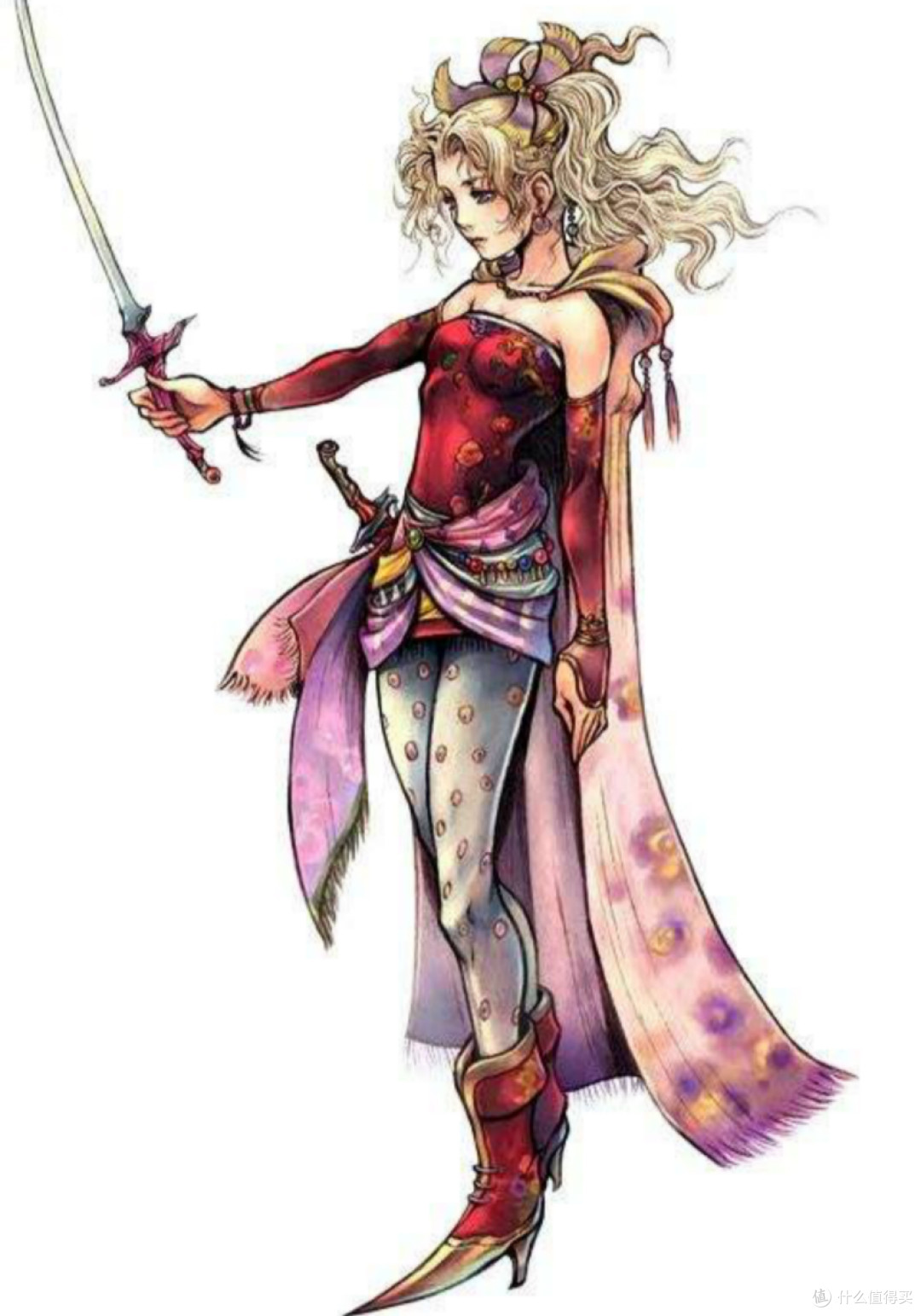 蒂娜是《最终幻想6》的女主,是幻兽与人类的混血儿,天生拥有强大的