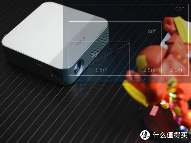 便携投影怎么选？480g支持双频WiFi，薄荷方糖ECARX E2评测